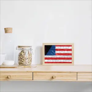 Pubic Flag United States Picture Frame Puzzle