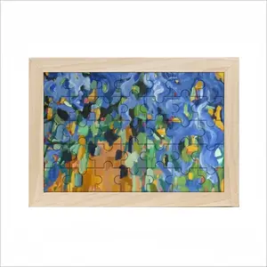 Blue Irises Picture Frame Puzzle