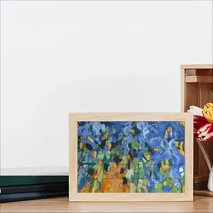 Blue Irises Picture Frame Puzzle