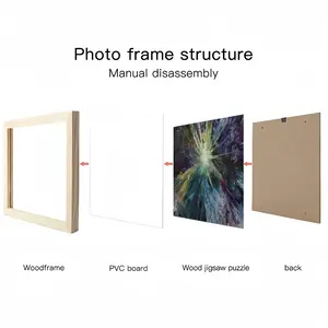 Chaos In The Space Picture Frame Puzzle