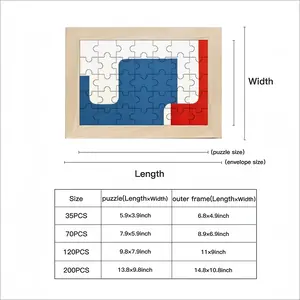 Flag 39 Picture Frame Puzzle