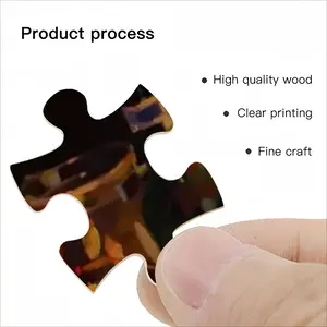 A Candle Burned Picture Frame Puzzle