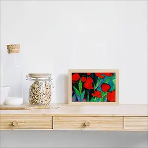 Red Tulips Picture Frame Puzzle