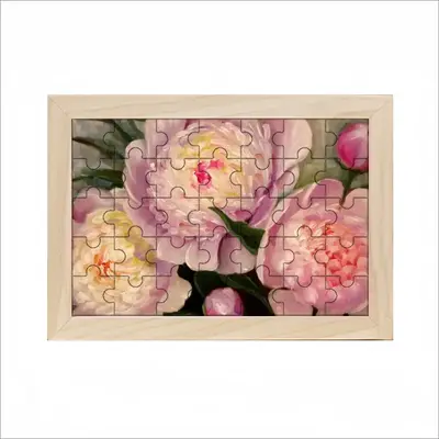 Peonies Picture Frame Puzzle