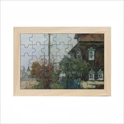 Autumn In Krasnoe On The Volga Picture Frame Puzzle