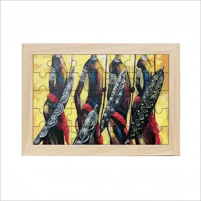 Masai Warriors Ii Picture Frame Puzzle