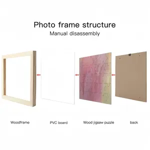 Pink World Picture Frame Puzzle