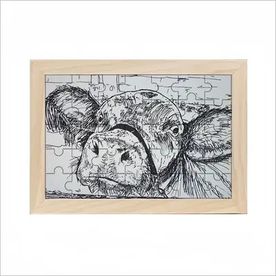 Kilroy Cow Picture Frame Puzzle