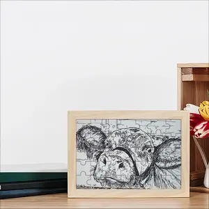 Kilroy Cow Picture Frame Puzzle