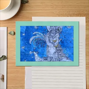 Drawing Ink - Blue Diva Envelope Puzzle