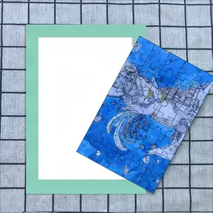 Drawing Ink - Blue Diva Envelope Puzzle