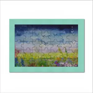 Field In Summer Twilight Envelope Puzzle