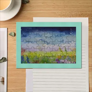 Field In Summer Twilight Envelope Puzzle