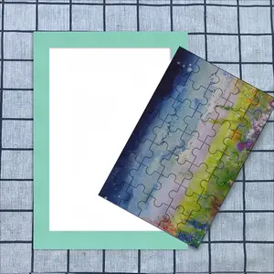 Field In Summer Twilight Envelope Puzzle