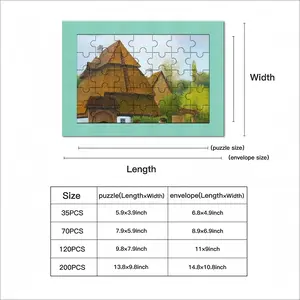 Klezmers In Shtetl Envelope Puzzle