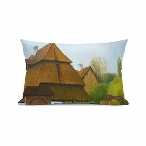 Klezmers In Shtetl Polyester Pillow (Rectangle, Multi-Size)