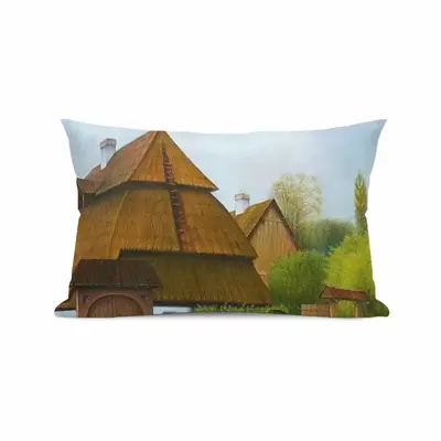 Klezmers In Shtetl Polyester Pillow (Rectangle, Multi-Size)