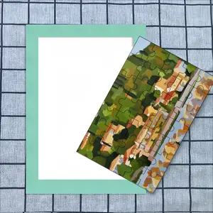 Bather In Sète Envelope Puzzle