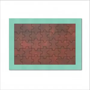 Burnt Red Clouds Envelope Puzzle