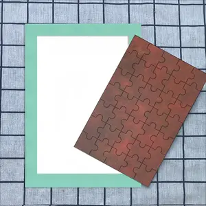 Burnt Red Clouds Envelope Puzzle