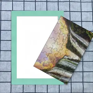 Among The Waterfalls Envelope Puzzle