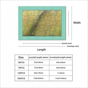 Green Landscape No6 Envelope Puzzle