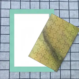 Green Landscape No6 Envelope Puzzle