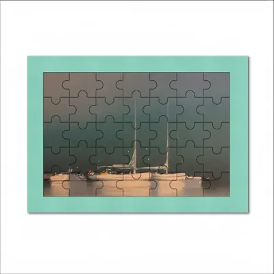 Sailboats D Envelope Puzzle