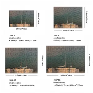 Sailboats D Envelope Puzzle