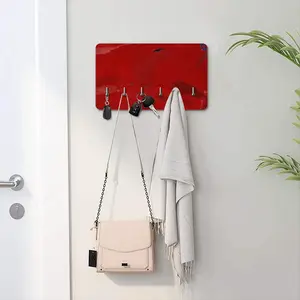 Upside-Down-Transgenic-Bleeding Heart Key & Bag Holder (Wall-mounted)