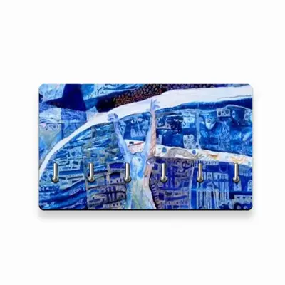 True Blue Key & Bag Holder (Wall-mounted)