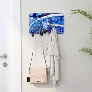 True Blue Key & Bag Holder (Wall-mounted)