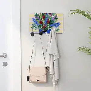 Blue Vase Key & Bag Holder (Wall-mounted)