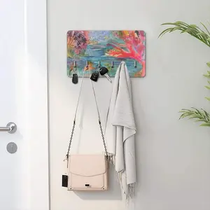 Alligator In Plastic River Key & Bag Holder (Wall-mounted)