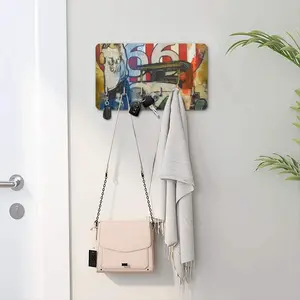 Route 66 Key & Bag Holder (Wall-mounted)