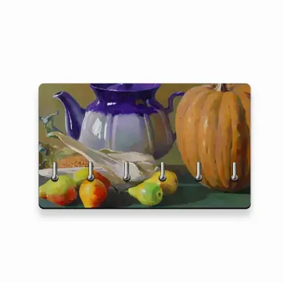 Still Life With Pumpkin Key & Bag Holder (Wall-mounted)