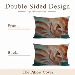 Cat Sleeping ? Polyester Pillow (Rectangle, Multi-Size)