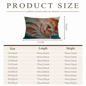 Cat Sleeping ? Polyester Pillow (Rectangle, Multi-Size)