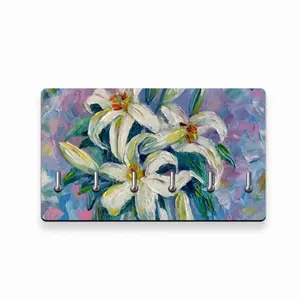 Lilies Key & Bag Holder (Wall-mounted)