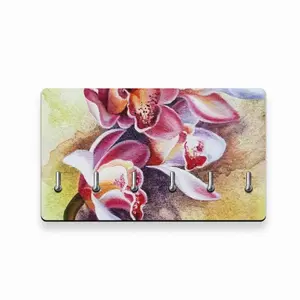 Orchid Key & Bag Holder (Wall-mounted)