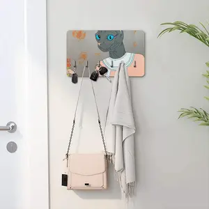 Bastet Key & Bag Holder (Wall-mounted)