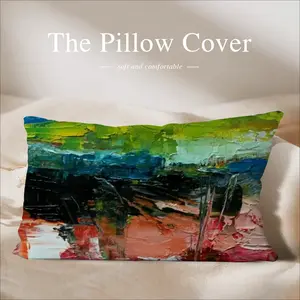 Colored Abstract Polyester Pillow (Rectangle, Multi-Size)