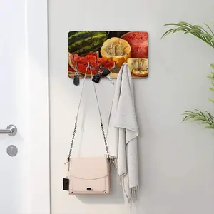 Juicy Sweet Tasty Still Life Key & Bag Holder (Wall-mounted)