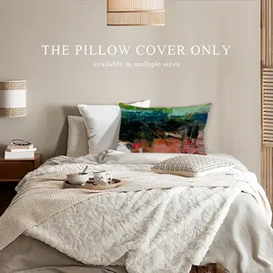 Colored Abstract Polyester Pillow (Rectangle, Multi-Size)