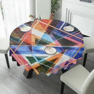 Wallstreet Whacks The Womprats Tablecloth (Round)