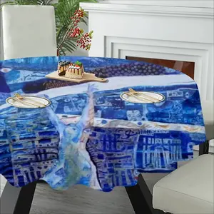 True Blue Tablecloth (Round)