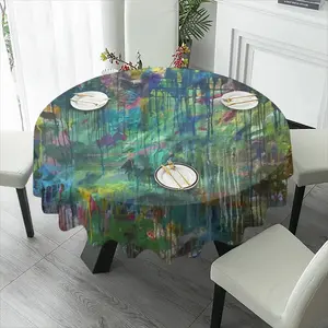 Costarica #4 (Rainforest) Tablecloth (Round)