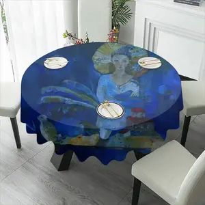 Diva Who Safe Dreams Tablecloth (Round)