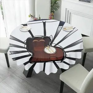 Tracys Dog Tablecloth (Round)