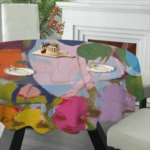 Indoor Mountain Tablecloth (Round)